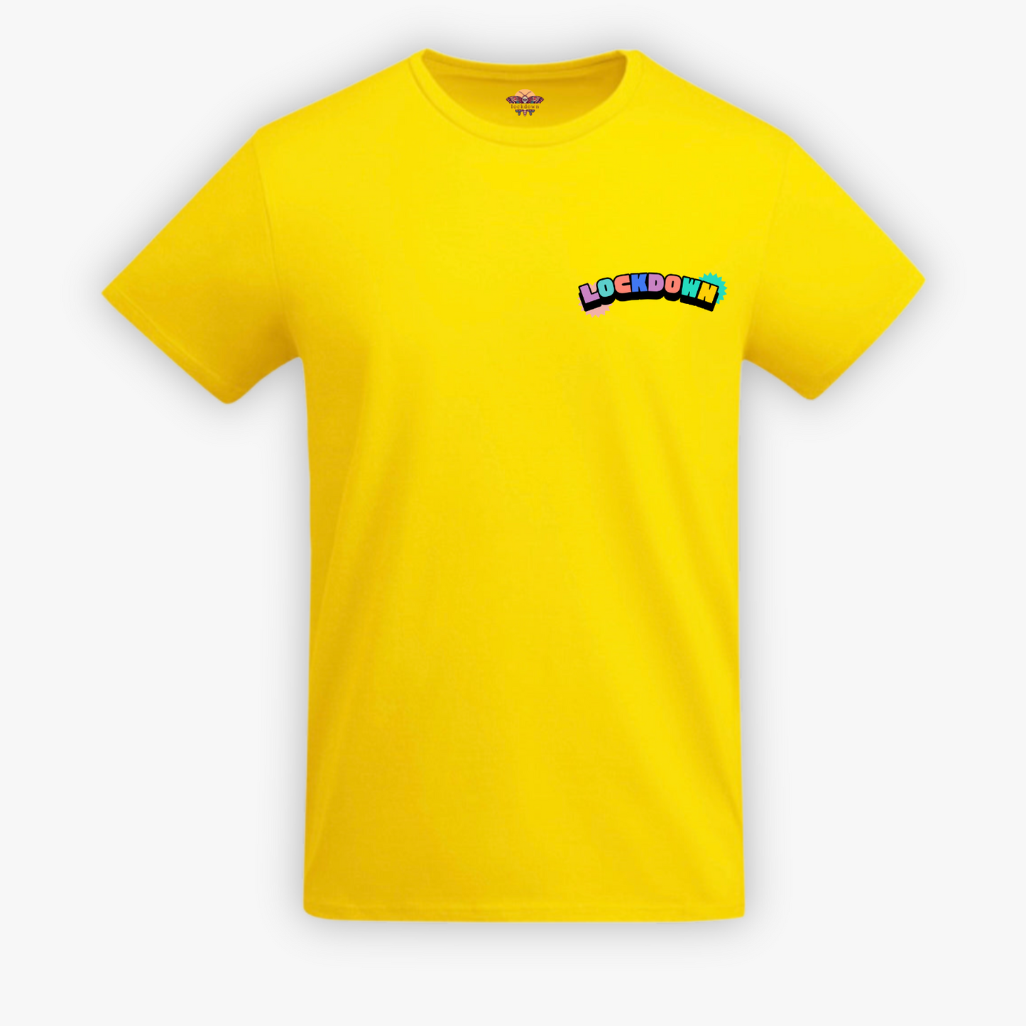 HAPPY DAYS - t-shirt gialla con stampa