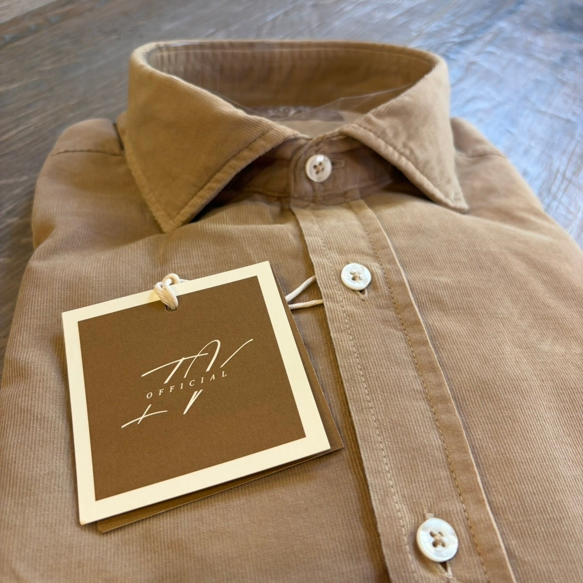 BREHME – camicia costine velluto sartoriale