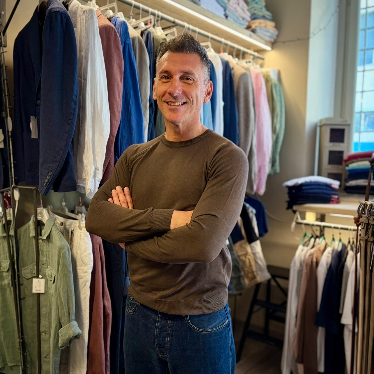 GUARDIOLA – maglioncino paricollo sartoriale