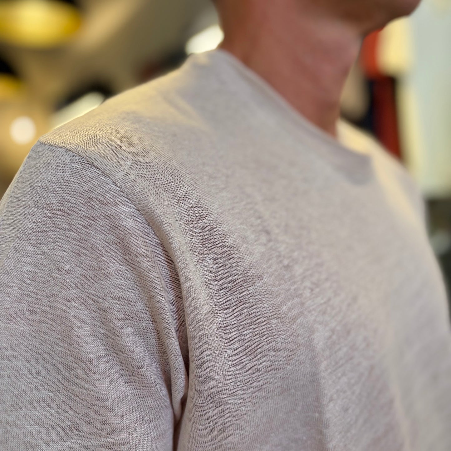MOU - t-shirt lino sartoriale