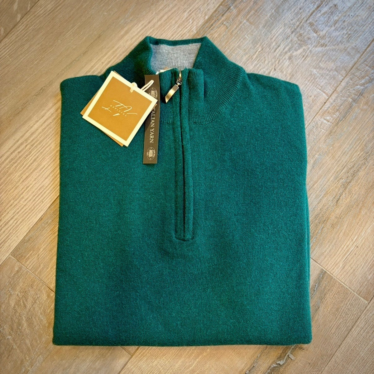 MANCINI ZIP  – maglione cashmere sartoriale