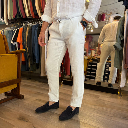 DINHO - pantalaccio lino sartoriale