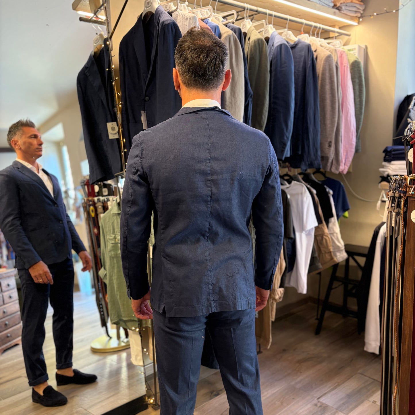 MIKE - giacca misto lino sartoriale
