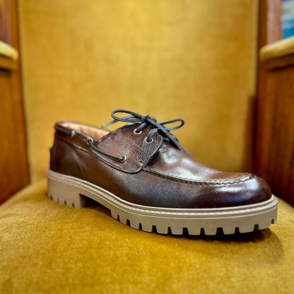 BOBBY - barchetta pelle carroarmato