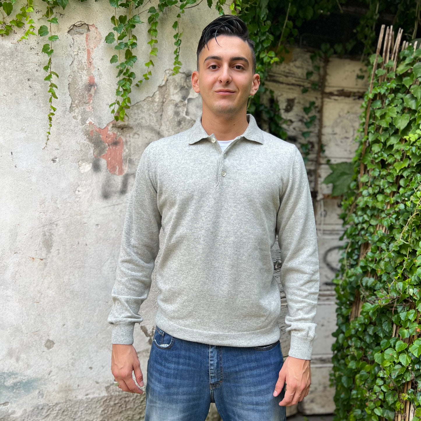 SHEVA - polo cashmere sartoriale