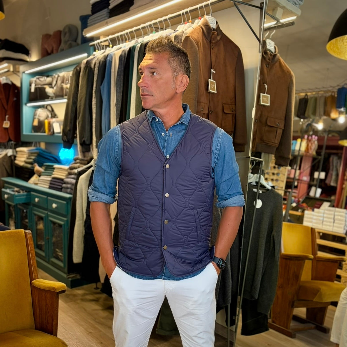 FREDDY - smanicato trapuntato sartoriale