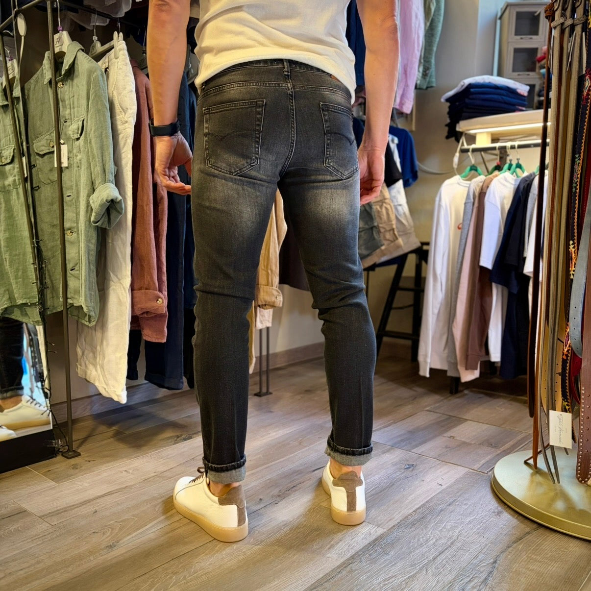 BECK - jeans sartoriale nero