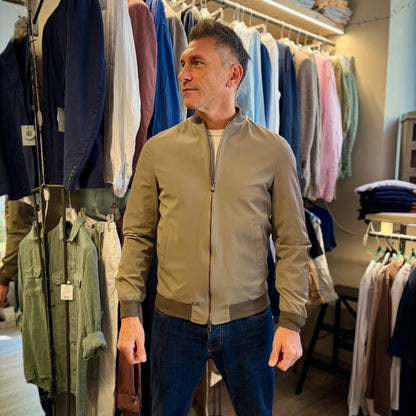 TOP PLAYER BOMBER - giacca sartoriale leggera no stiro