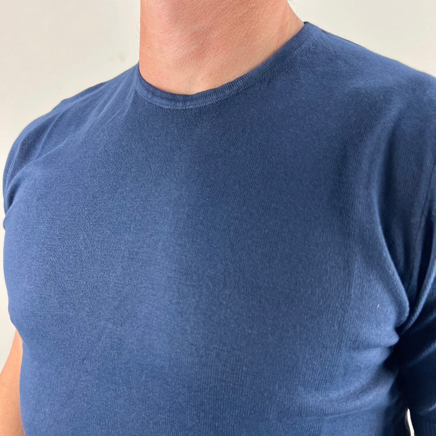 ISACK - t-shirt in maglia sartoriale