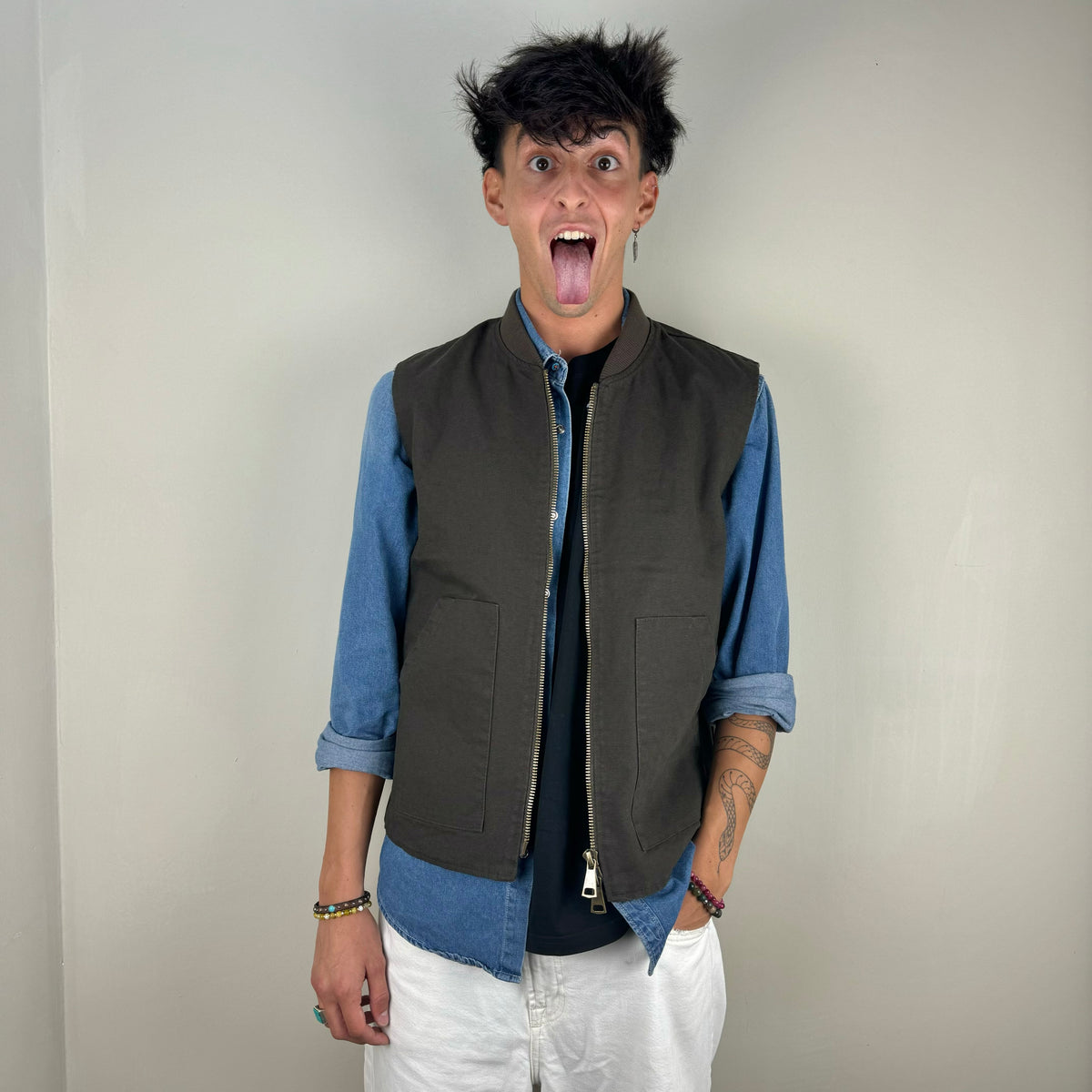 FRANKLIN - gilet smanicato