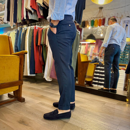 MOU - pantalone lino sartoriale