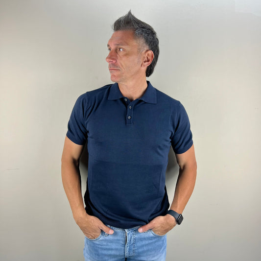 NICK - polo in maglia sartoriale