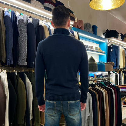 BUFFON – maglione collo alto trecciato