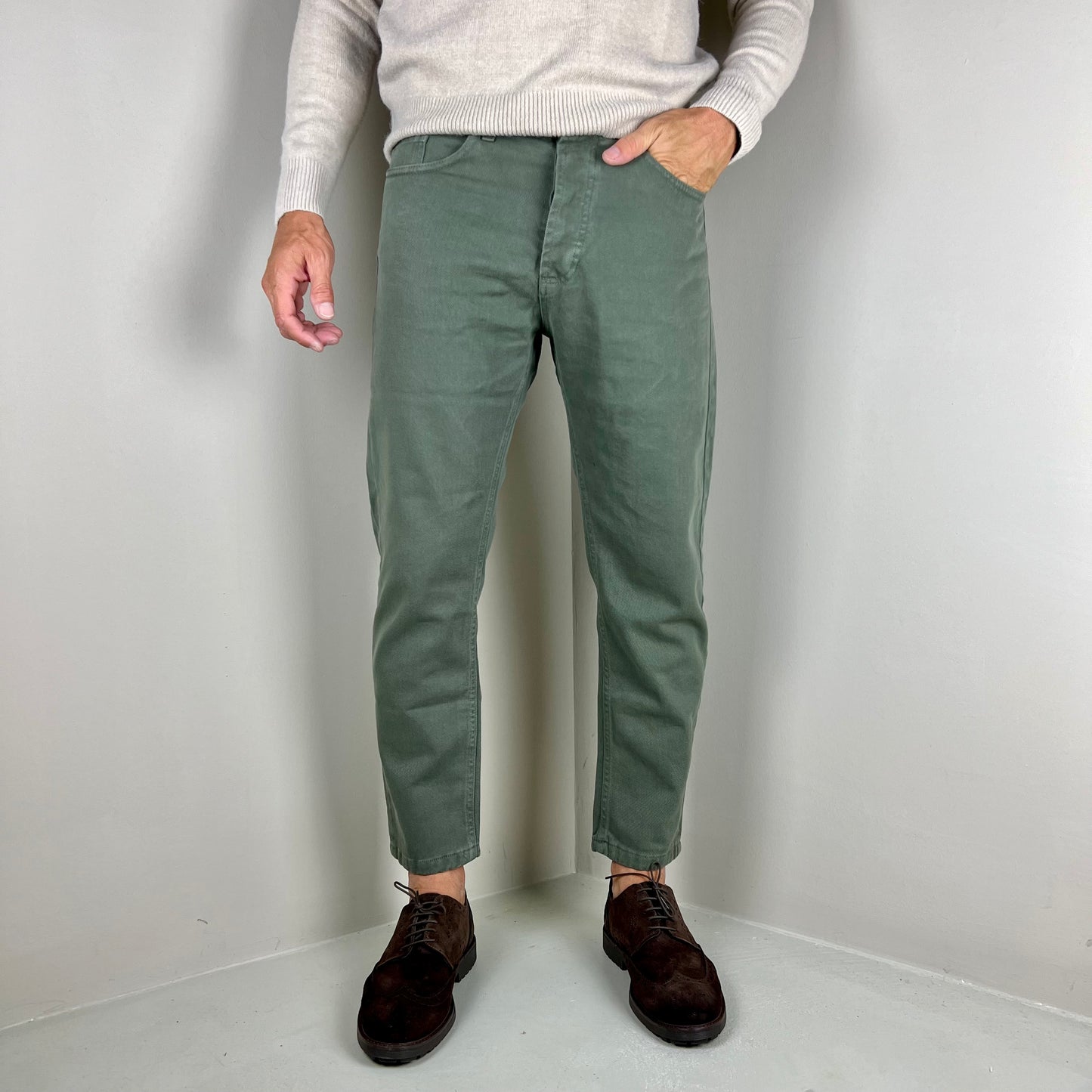 TOPPER - loose fit jeans verde