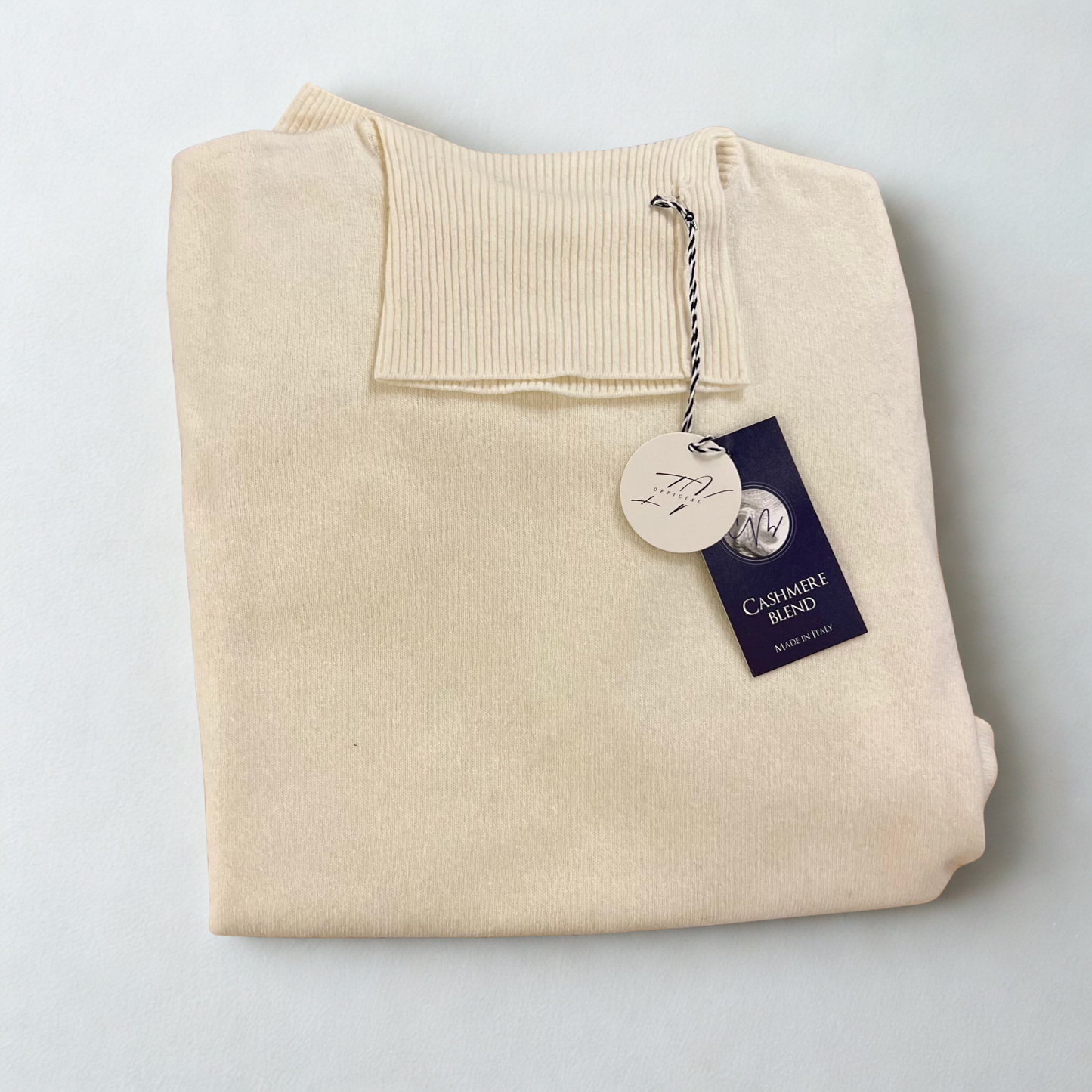 MANCINI ALTO  – maglione collo alto cashmere sartoriale