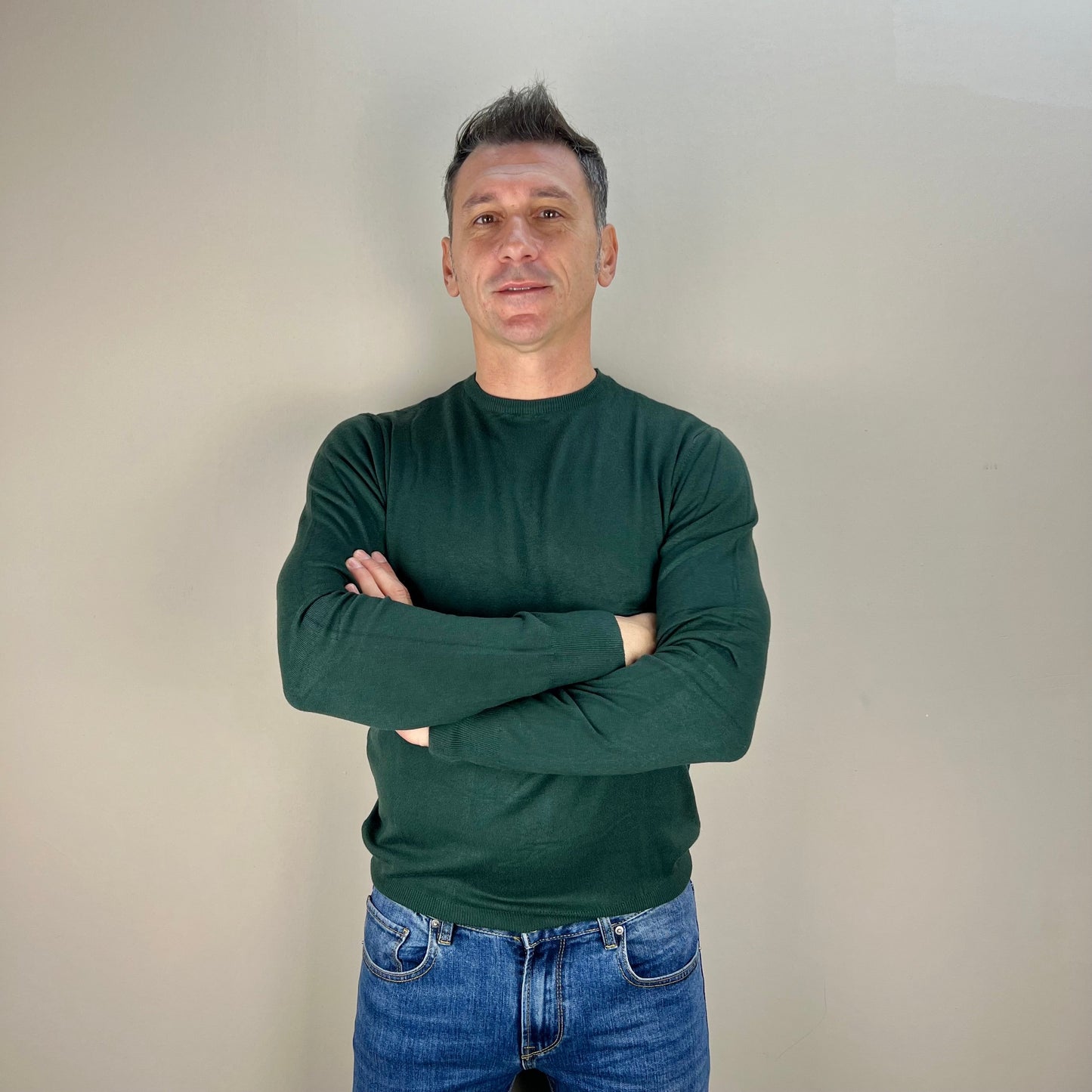 DUCA – maglioncino paricollo sartoriale