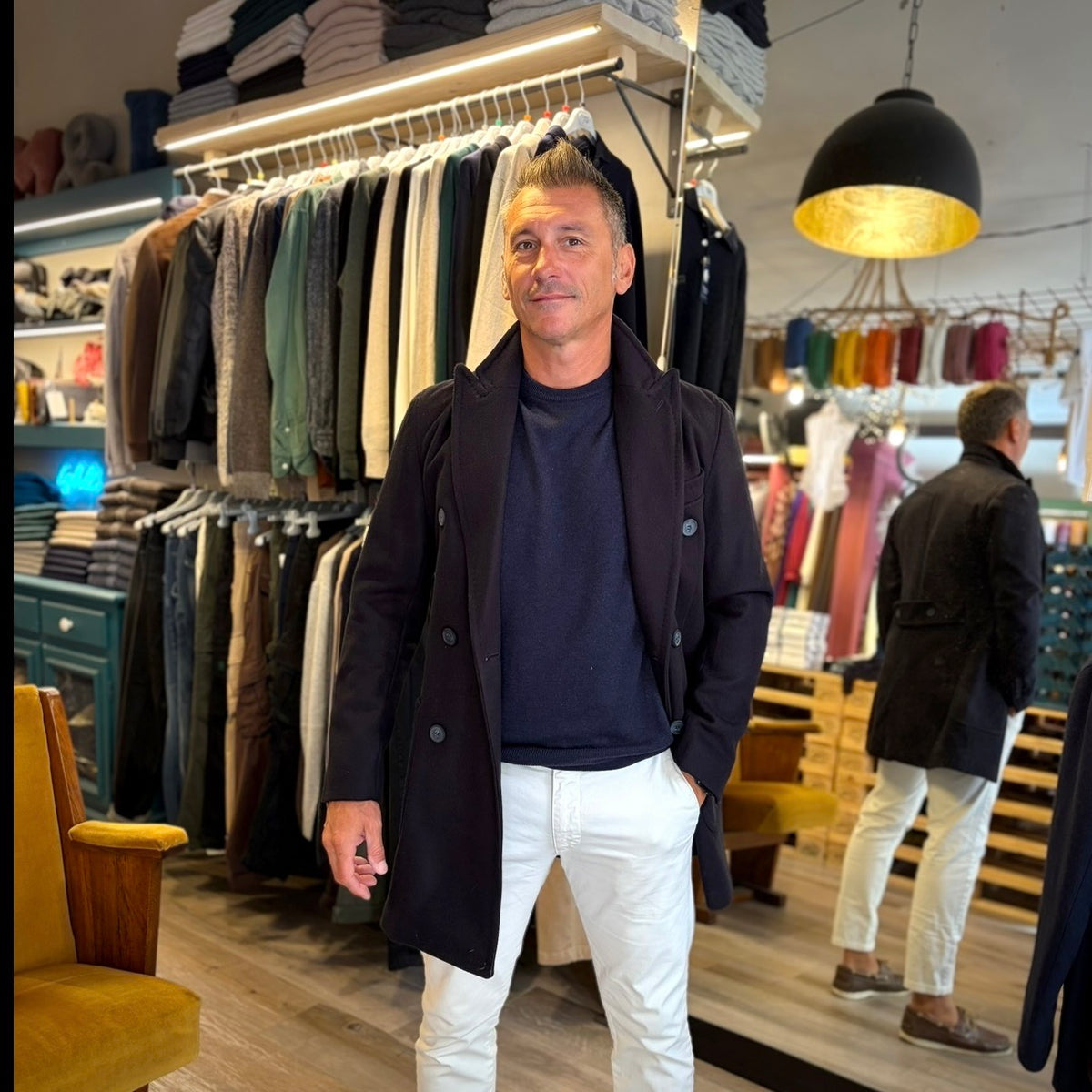 BAGGIO  – cappotto doppio petto sartoriale