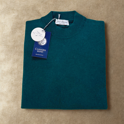MANCINI MEZZO COLLO  – maglione cashmere sartoriale