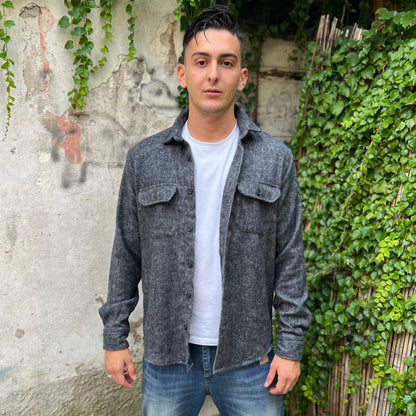 CAMPBELL - camicia oversize lana