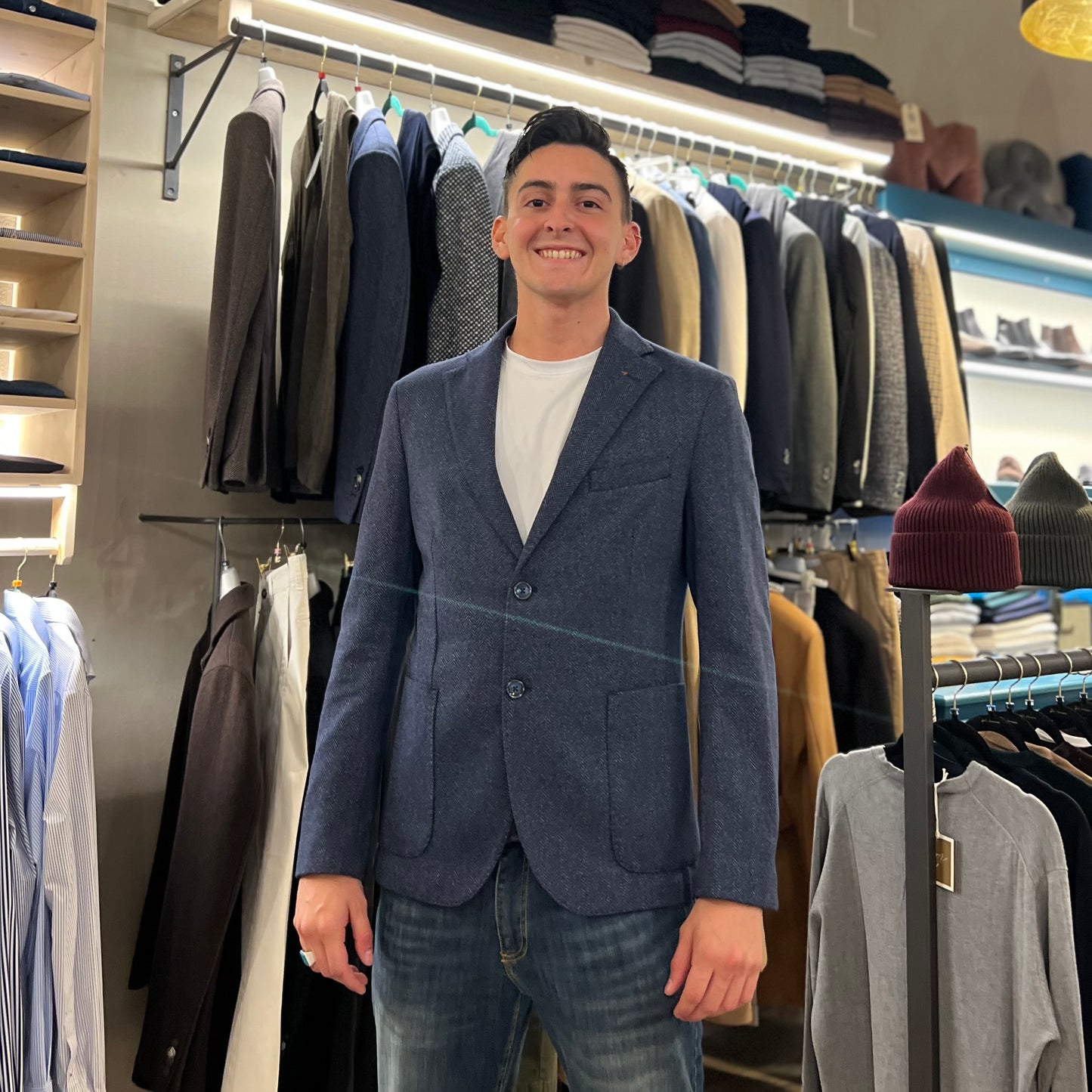 BETTEGA – giacca spigata sartoriale