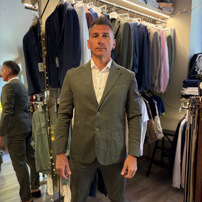 MIKE - giacca misto lino sartoriale