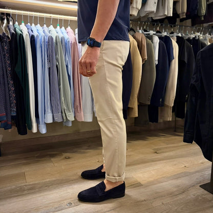 CESAR LIGHT – pantalone chino nido d’ape sartoriale