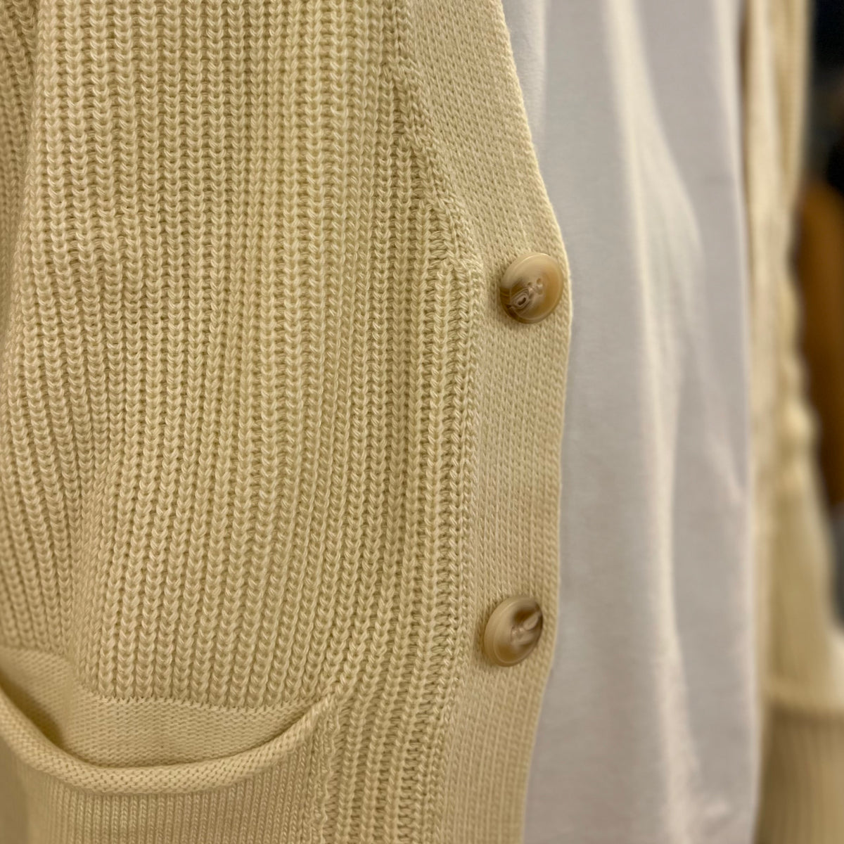 RICHARD – cardigan in maglia sartoriale