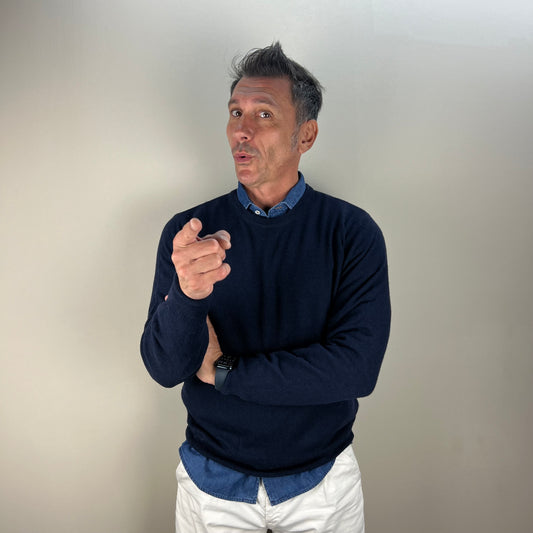 MANCINI  – maglione cashmere sartoriale