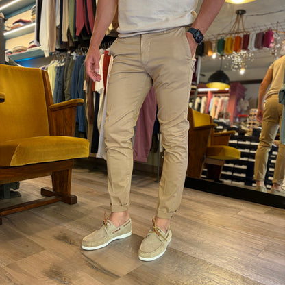 BALDINO – pantalone chino leggero sartoriale