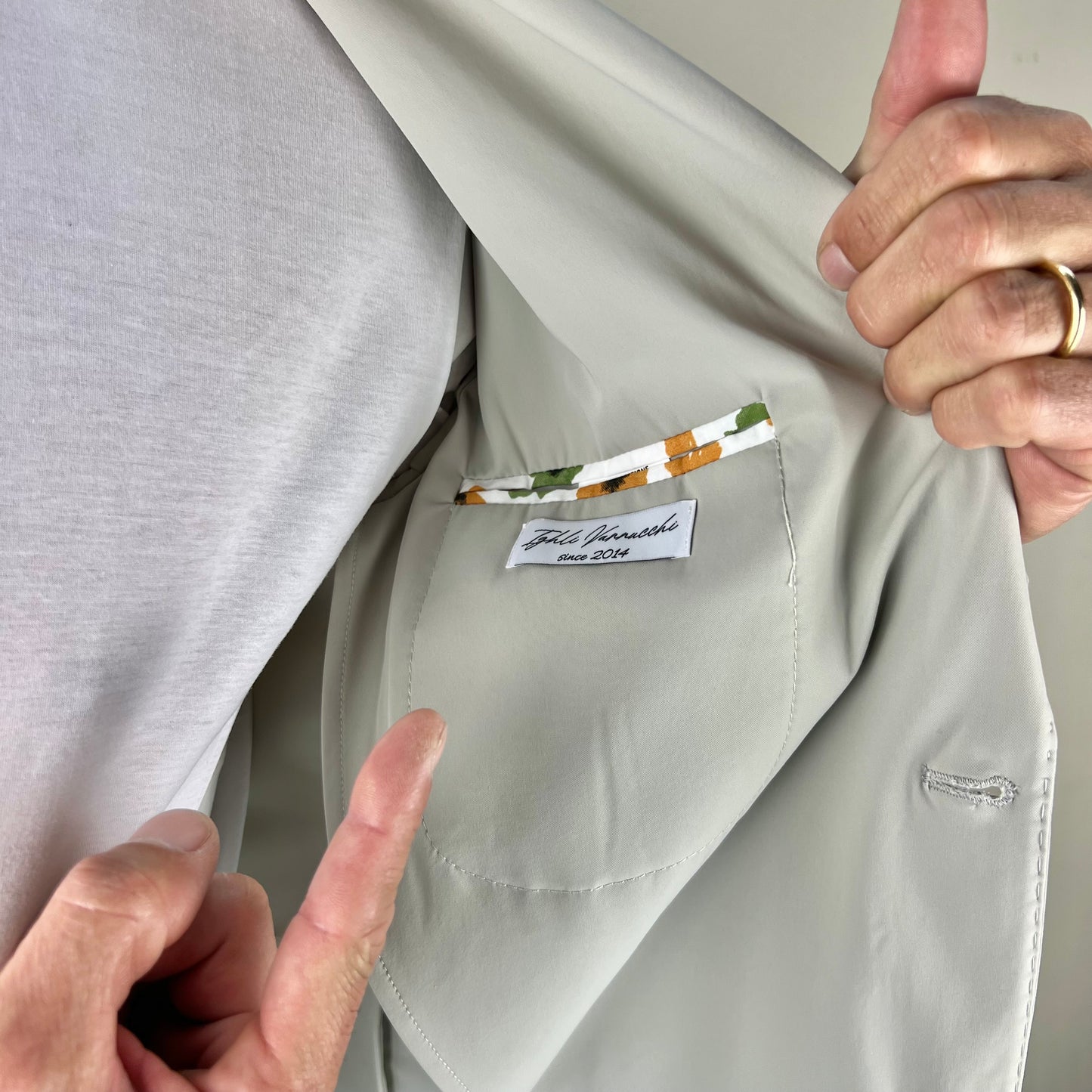 TOP PLAYER JACKET - giacca sartoriale no stiro leggera