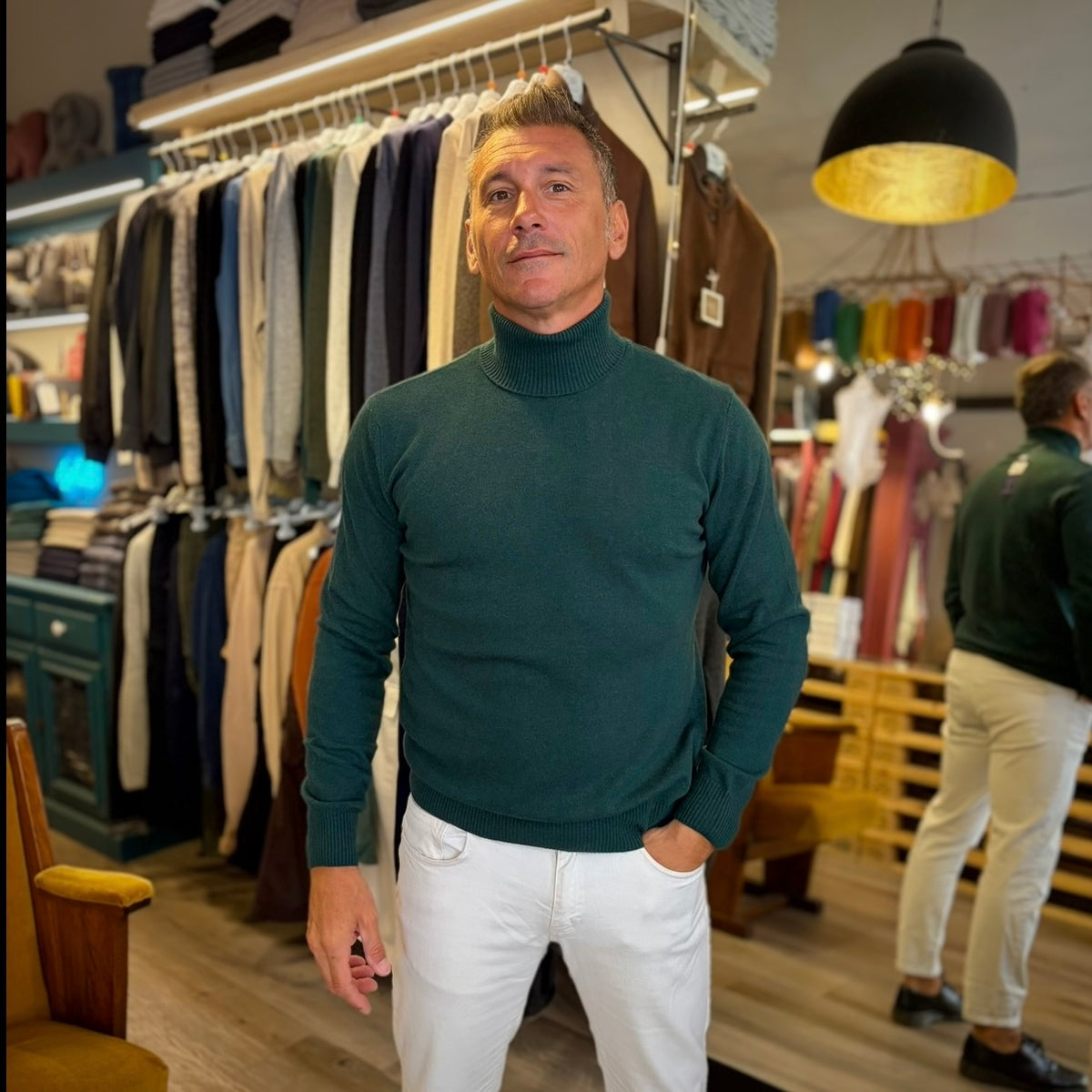 MANCINI ALTO  – dolcevita cashmere sartoriale