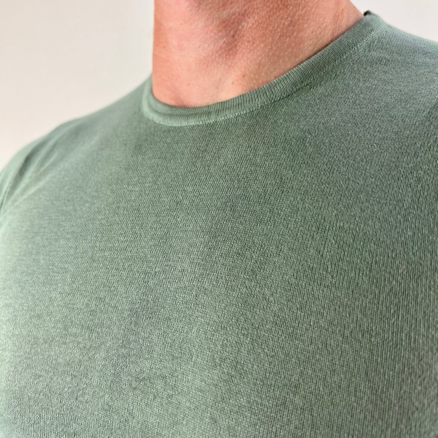 ISACK - t-shirt in maglia sartoriale