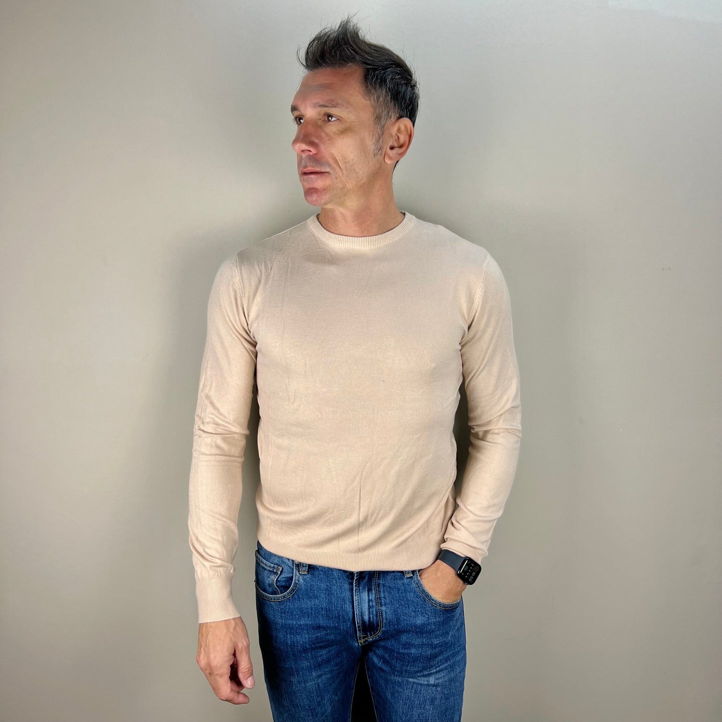 DUCA – maglioncino paricollo sartoriale