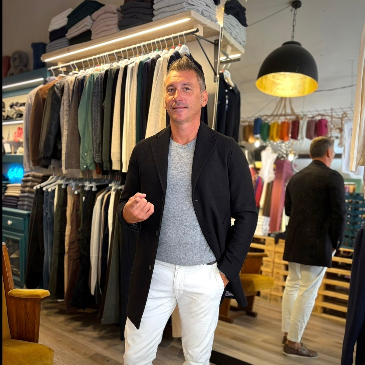 VIALLI  – cappotto lana sartoriale