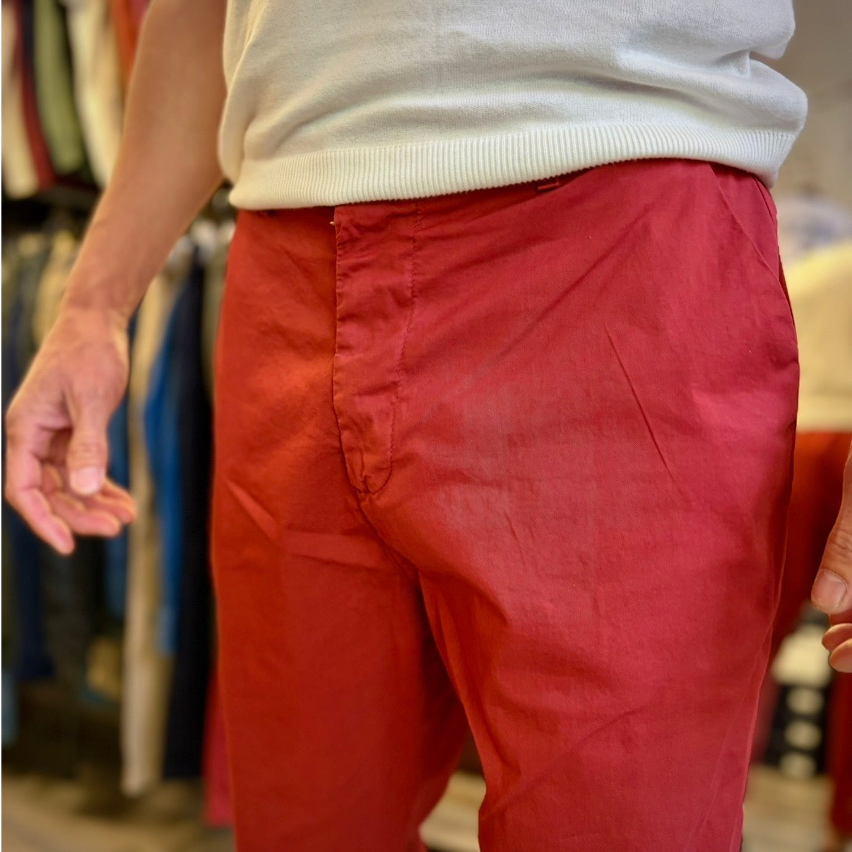 NOAH - pantalone loose fit leggero sartoriale