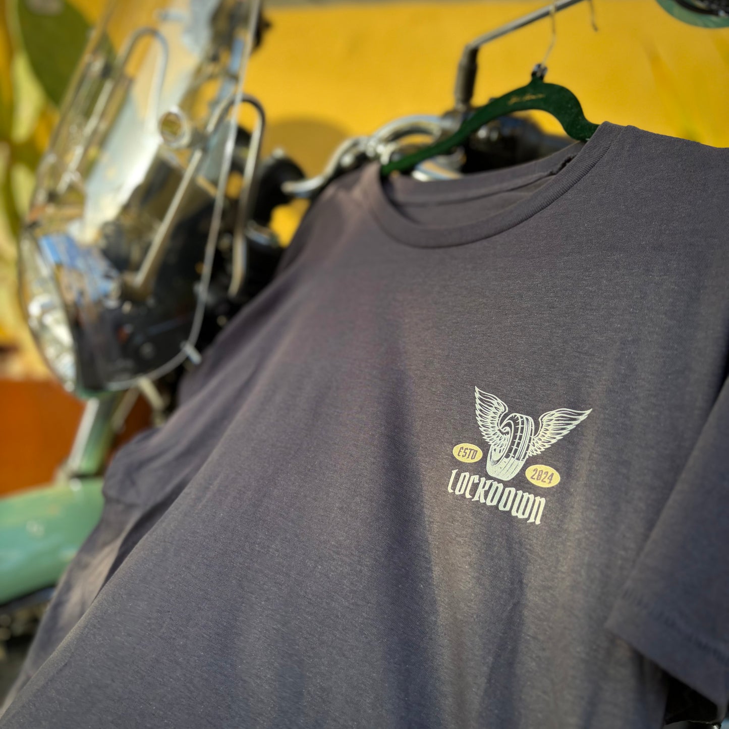 COME ON - t-shirt ebano con stampa