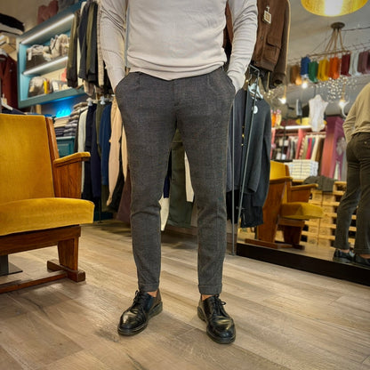 EDWARD – pantalone tartan sartoriale