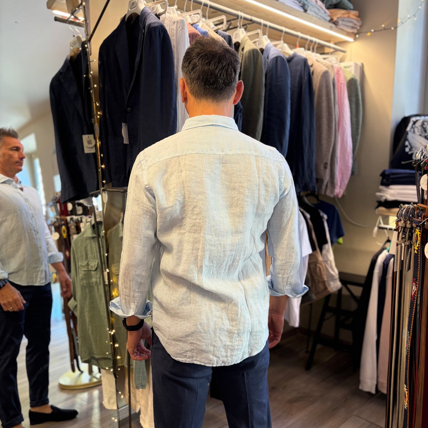 MOU - camicia lino sartoriale