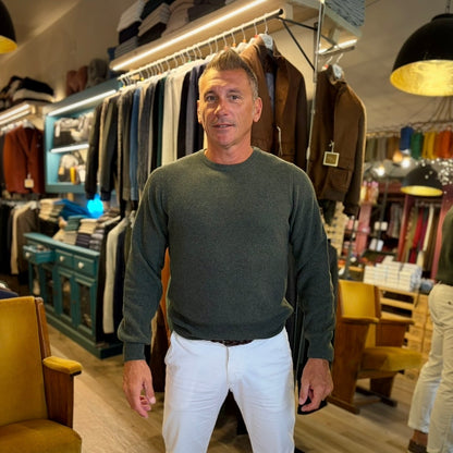 ERIK - maglione lana e cashmere costa inglese sartoriale