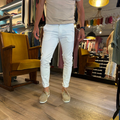 BALDINO – pantalone chino leggero sartoriale