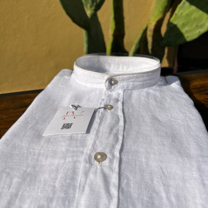 MOU KOREANA - camicia lino sartoriale koreana