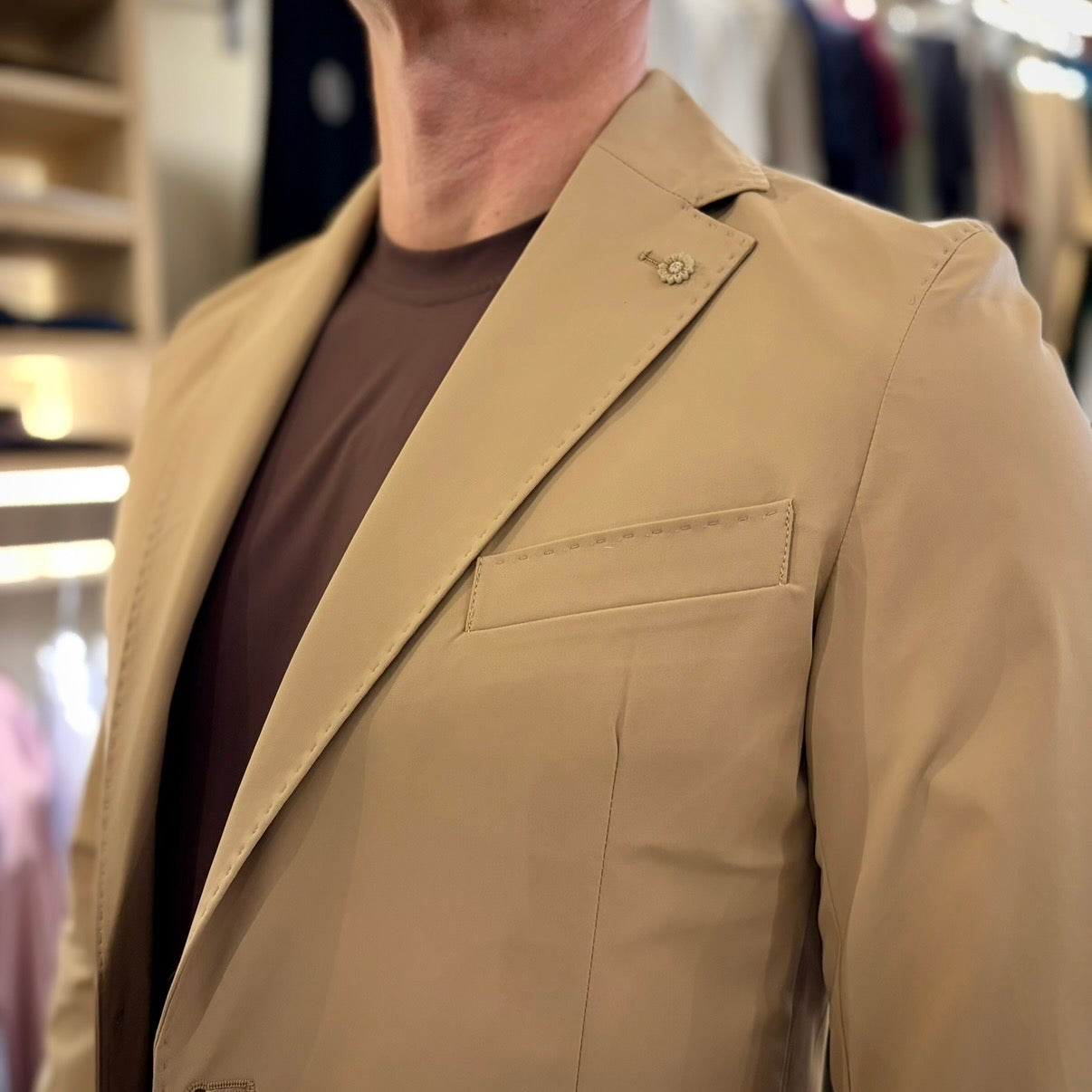 TOP PLAYER JACKET - giacca sartoriale no stiro leggera