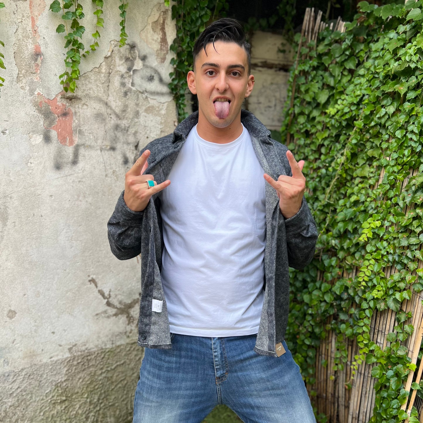 CAMPBELL - camicia oversize lana