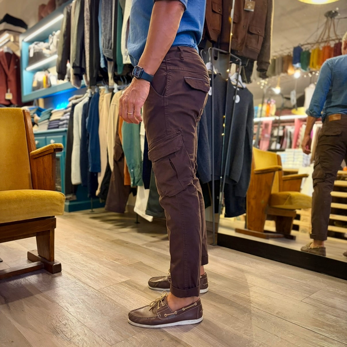 DONADONI – pantalone cargo sartoriale