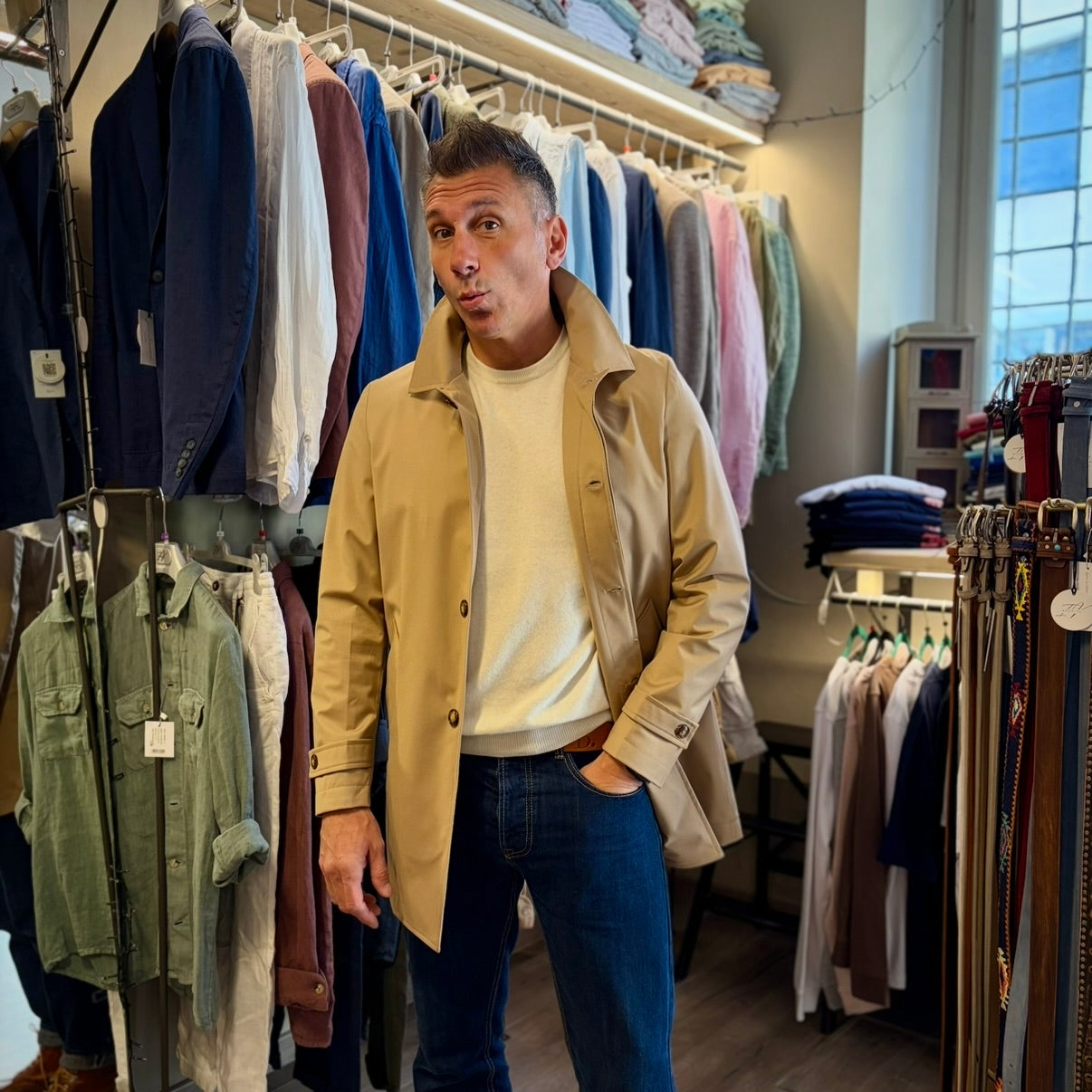 REDONDO LIGHT – trench sartoriale leggero