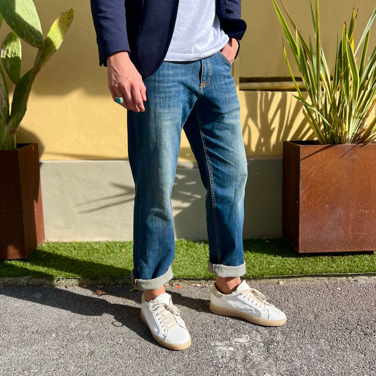 ZLATAN - jeans loose fit sartoriale