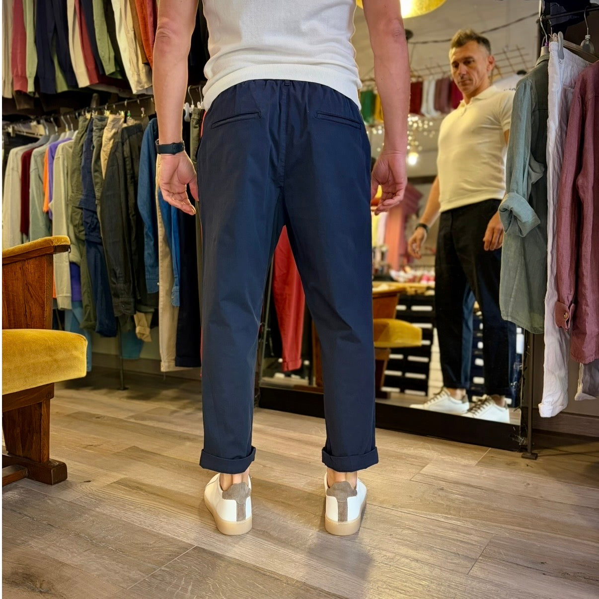 NOAH - pantalone loose fit leggero sartoriale