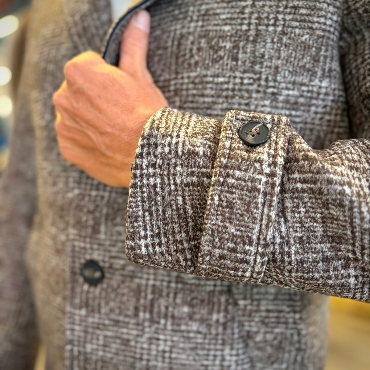 HENRY – cappotto dettagliato lana sartoriale