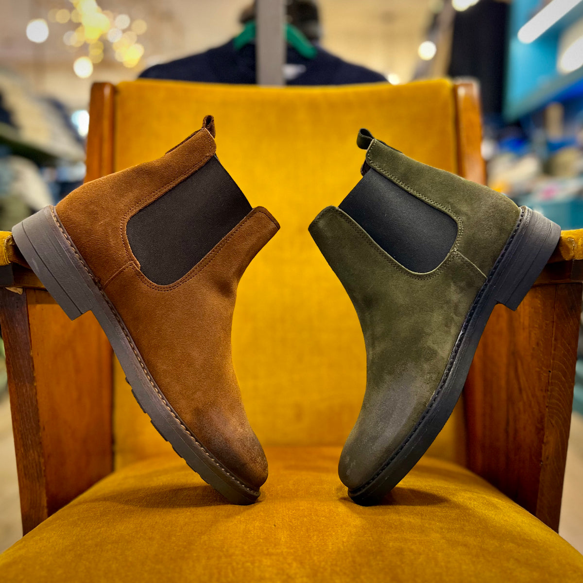 AIKO – stivale camoscio invecchiato