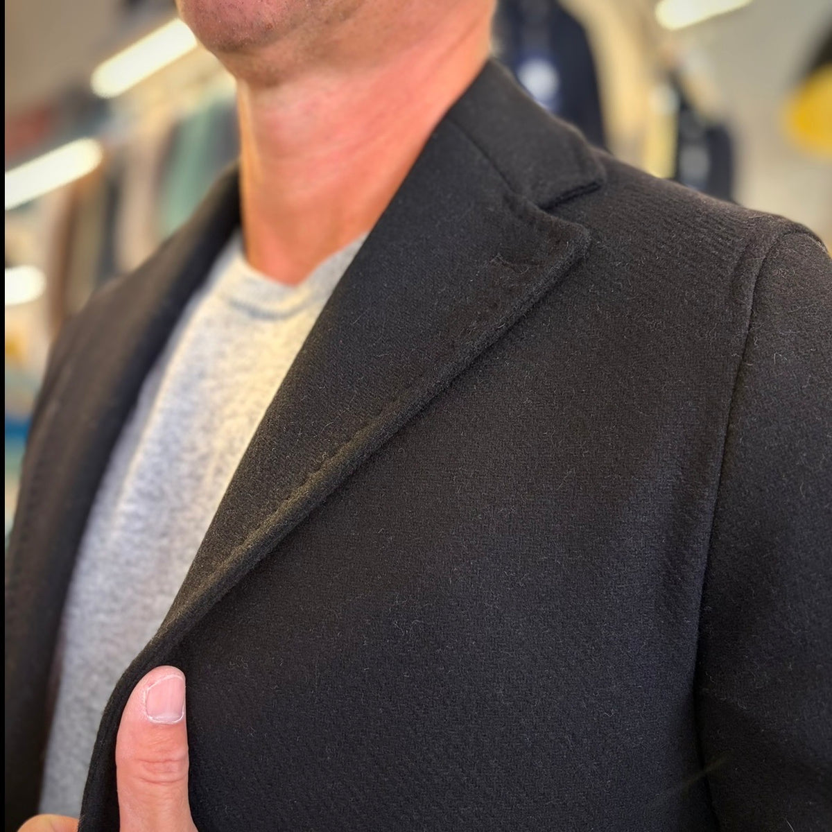 VIALLI  – cappotto lana sartoriale
